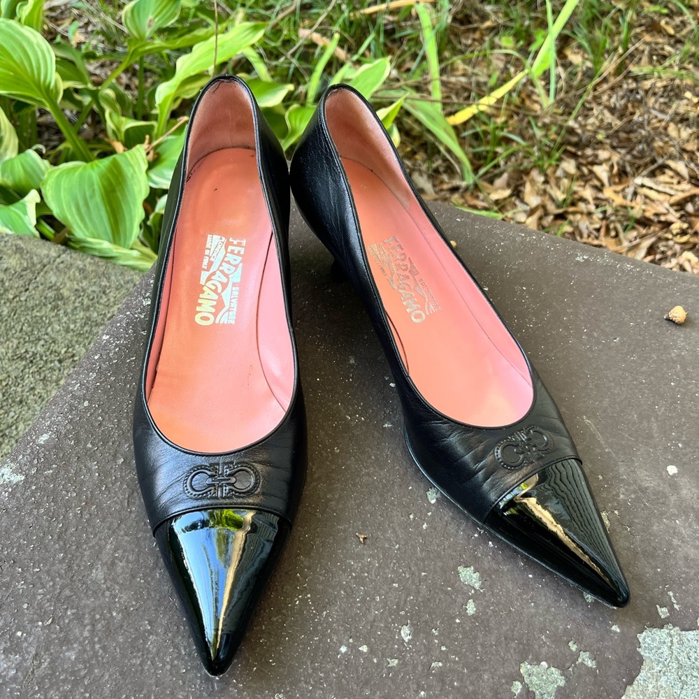 Ferragamo Kitten Heels